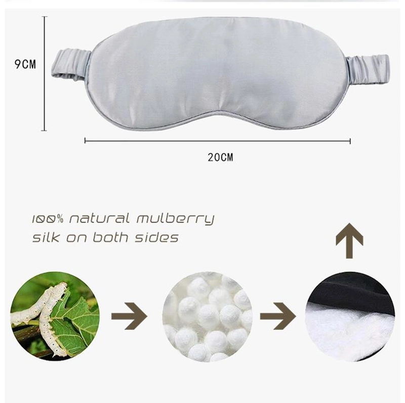 Travel Accessory Silk Eye Mask Custom for Sleeping Cover