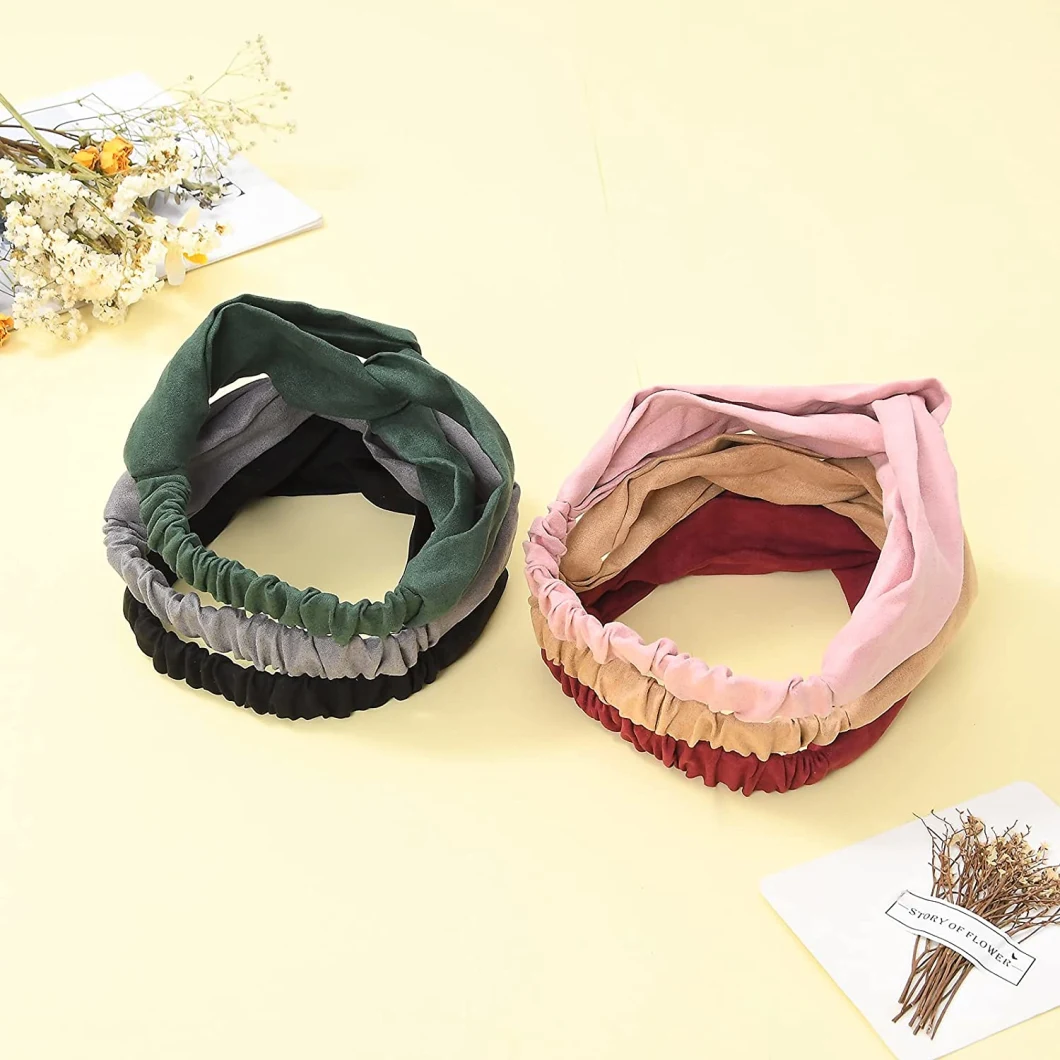 New Arrival Silk Headband Women Hair Bands Elegant Headwear Hair Accessories