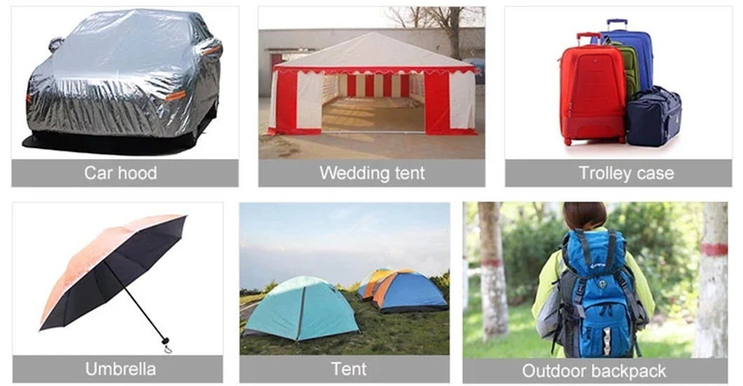 210d Travel Tent Use UV Resistant Breathable Sustainable Plain Brocade Wholesale Textile China Fabrics