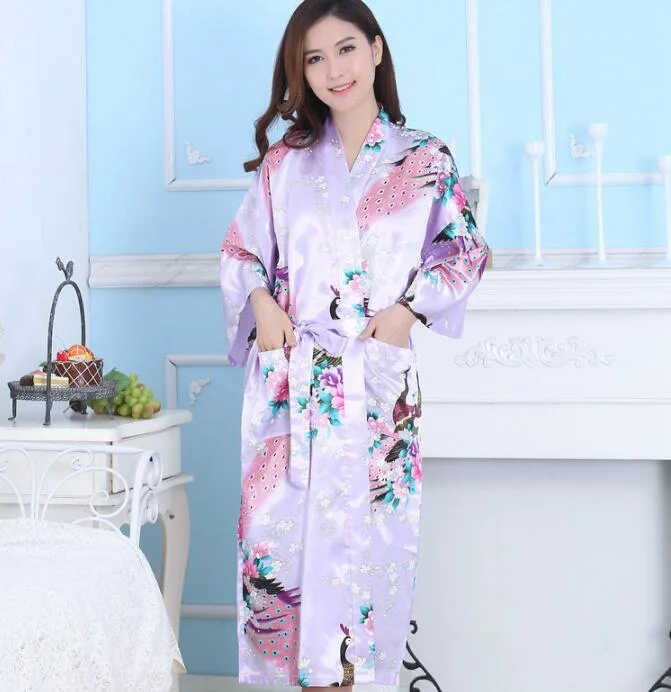 New Style Sexy Beautiful Japanese Silk Kimono Robe